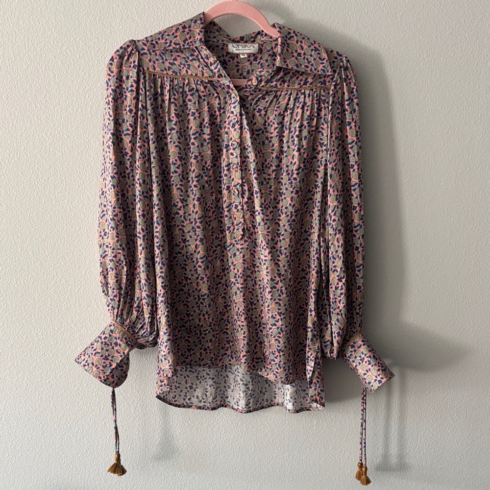 Omika Made in India Tassel Sleeve Blouse